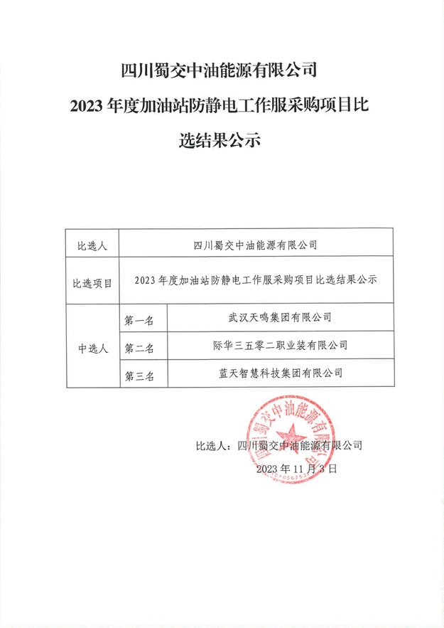 2023年度加油站防静电工作服采购项目比选结果公示_00.jpg